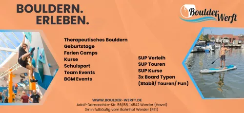 Boulder-Werft in Werder/Havel