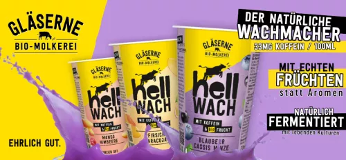 Produkfotos von einem Molkedrink 