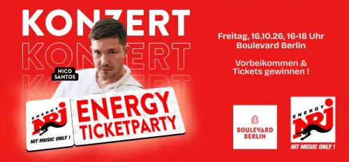 Foto von dem Sänger Nico Santos auf einer Grafik