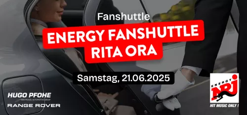 ENERGY Fan Shuttle Rita Ora Hamburg ENERGY Fan Shuttle Rita Ora Hamburg