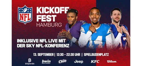Gruppenfoto von NFL Spielern