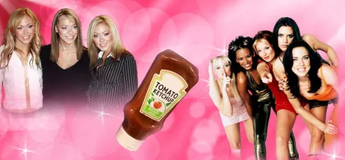 v.l.: Destiny's Child, Atomic Kitten, Ketchup, Spice Girls, Las Ketchup