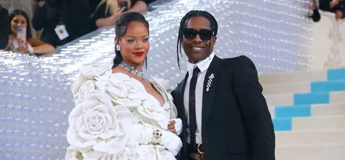 Rihanna und ASAP Rocky auf der Met Gala 2023