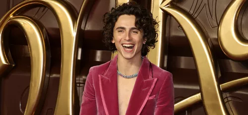 Timothee Chalamet auf der Weltpremiere von "Wonka"