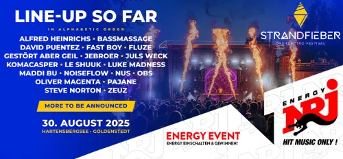 ENERGY präsentiert das Strandfieber 2025
