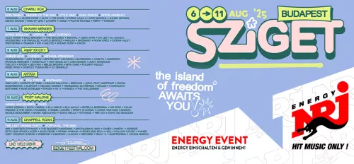 ENERGY präsentiert das Sziget Festival 2025
