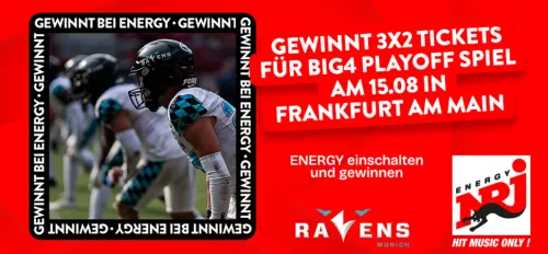 Gewinnspielgrafik für Tickets für das BIG4 Playoff Spiel