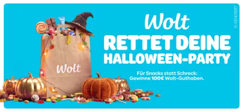 Wolt rettet deine Halloween-Party