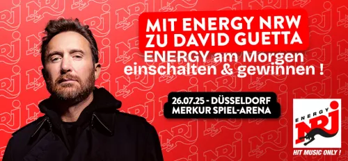 MIt ENERGY NRW zu David Guetta