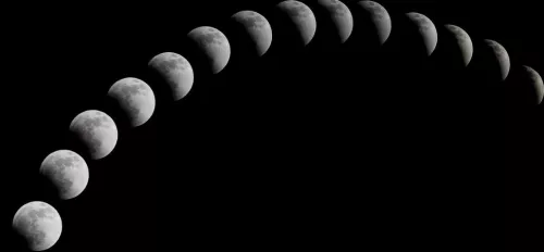 Vollmond im Herbst 