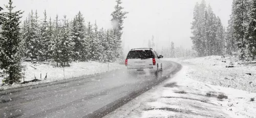 Auto im Winter