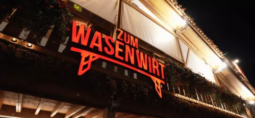 Wasenwirtlogo an einer Empore