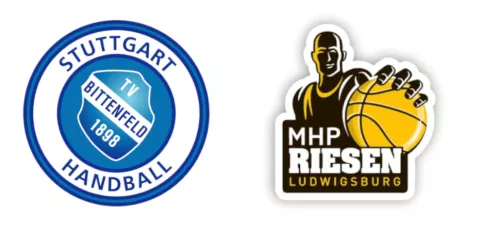 Logos TVB Stuttgart und MHP RIESEN Ludwigsburg