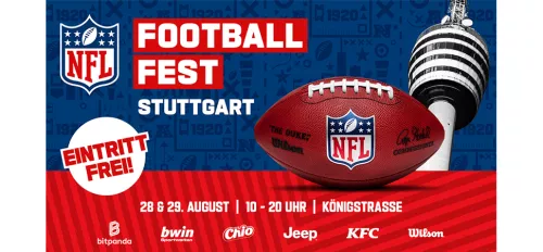 Plakat für das NFL Football Fest