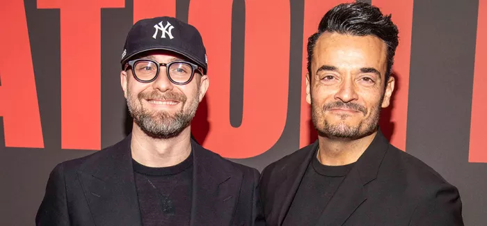 Mark Forster und Giovanni Zarrella auf dem Roten Teppich