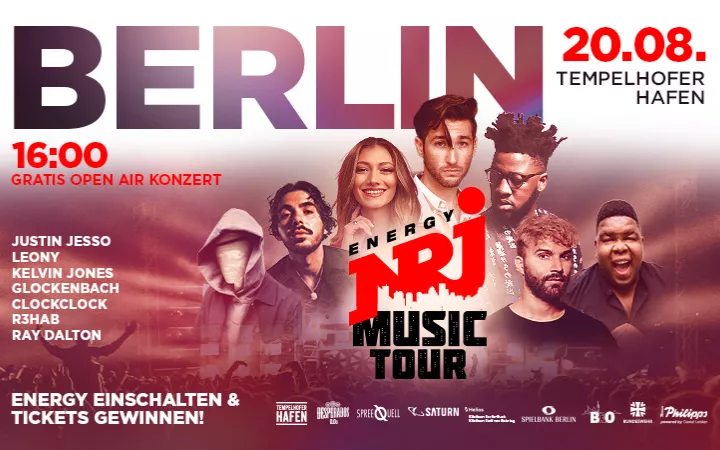 ENERGY MUSIC TOUR am 20.08. ENERGY MUSIC TOUR am 20.08.