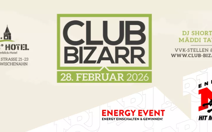 Club Bizarr Event-Ankündigung
