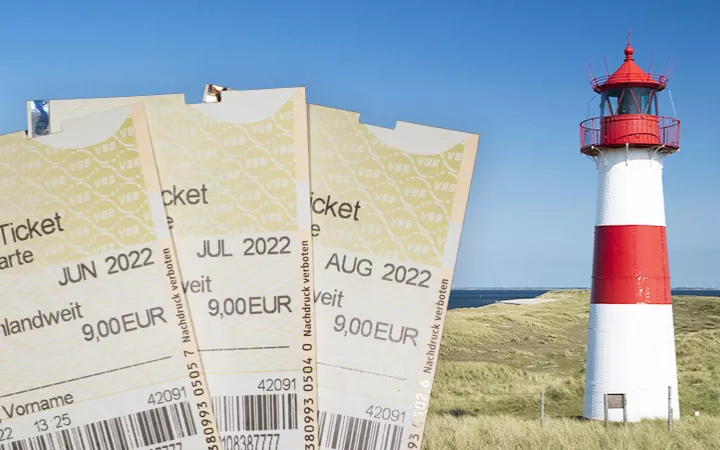 Insel Sylt 9 Euro Ticket nach Sylt
