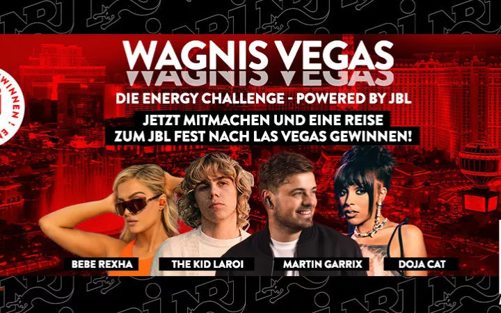 Wagnis Vegas - Die ENERGY Challenge powered by JBL Wagnis Vegas - Die ENERGY Challenge powered by JBL