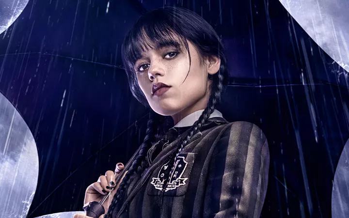 Jenna Ortega als Wednesday Addams