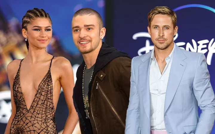 Ryan Gosling, Zendaya, Justin Timberlake Ryan Gosling, Zendaya, Justin Timberlake