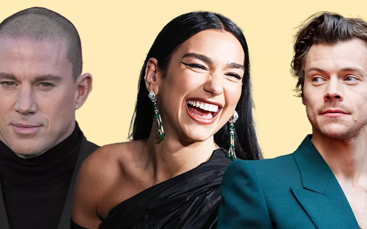 Dua Lipa, Channing Tatum, Harry Styles