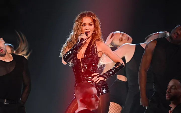 Rita Ora bei den Proben des ESC Halbfinales