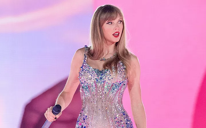 Taylor Swift, Eras Tour 2023 Taylor Swift auf der Bühne in Las Vegas während ihrer Eras Tour, März 2023
