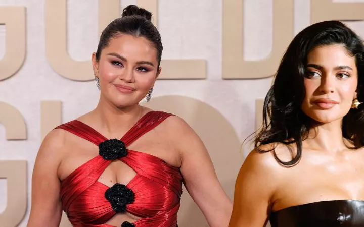 Selena Gomez und Kylie Jenner, Golden Globes 2024 Selena Gomez und Kylie Jenner, Golden Globes 2024
