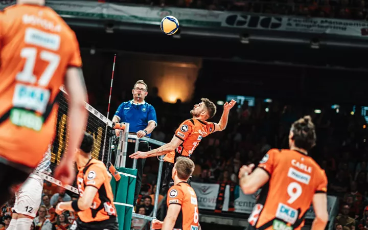 BR Volleys BR Volleys beim Spiel