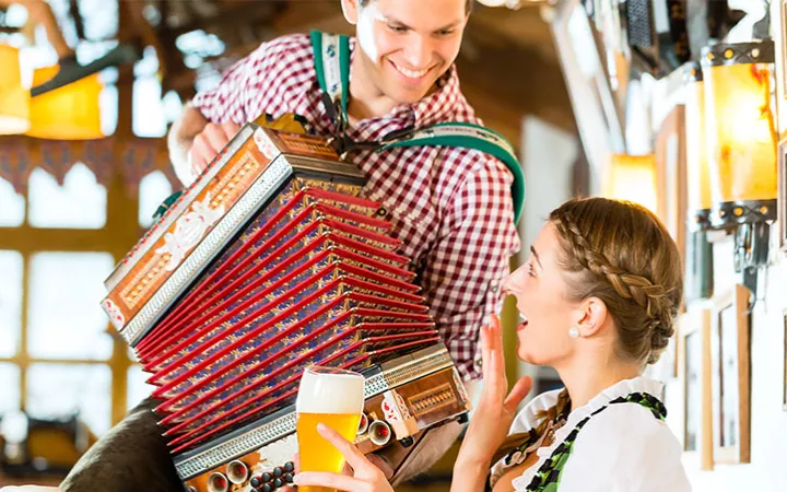 Musik beim Oktoberfest Spaß beim Oktoberfest