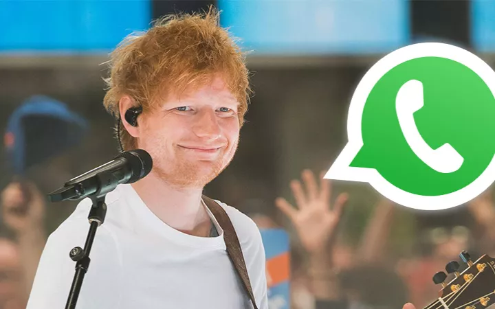 Ed Sheeran und WhatsApp Ed Sheeran und WhatsApp
