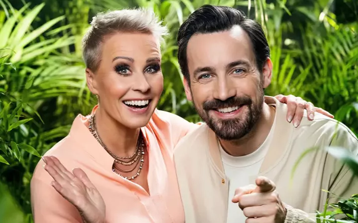 Sonja Zietlos und Jan Köppen für "Ich bin ein Star - Holt mich hier raus!" 