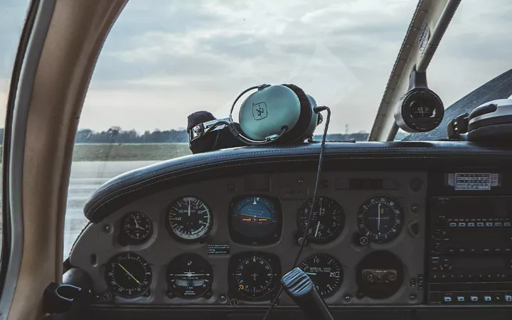 Flugzeug Cockpit Flugzeug Cockpit Header 970