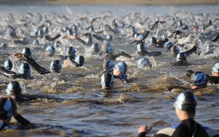 Traithlon Schwimmen Schwimmer