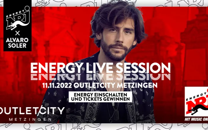 ENERGY LIVE SESSION mit Alvaro Soler ENERGY LIVE SESSION mit Alvaro Soler