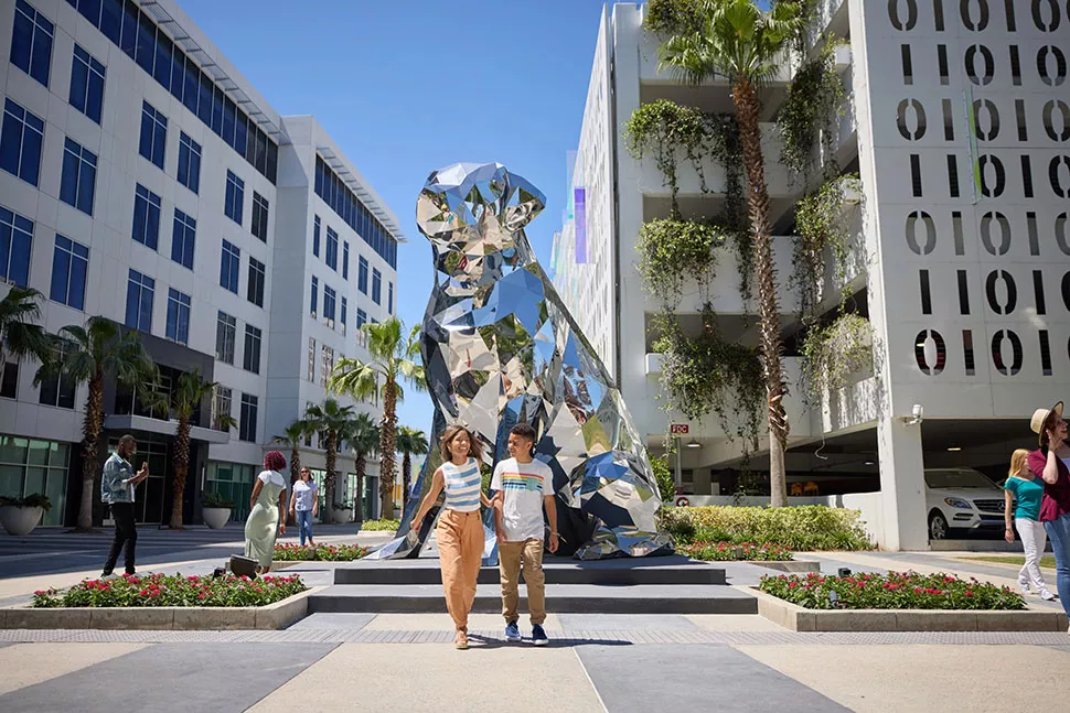 Lake Nona Mirror Dog in Orlando