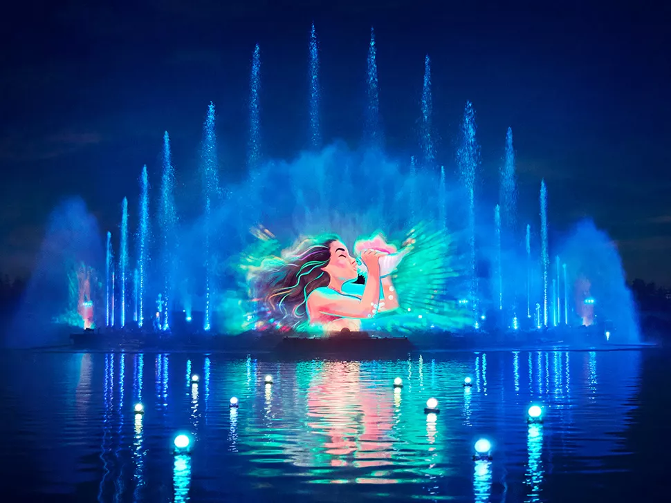 Wasserspiel in Disneyland® Paris