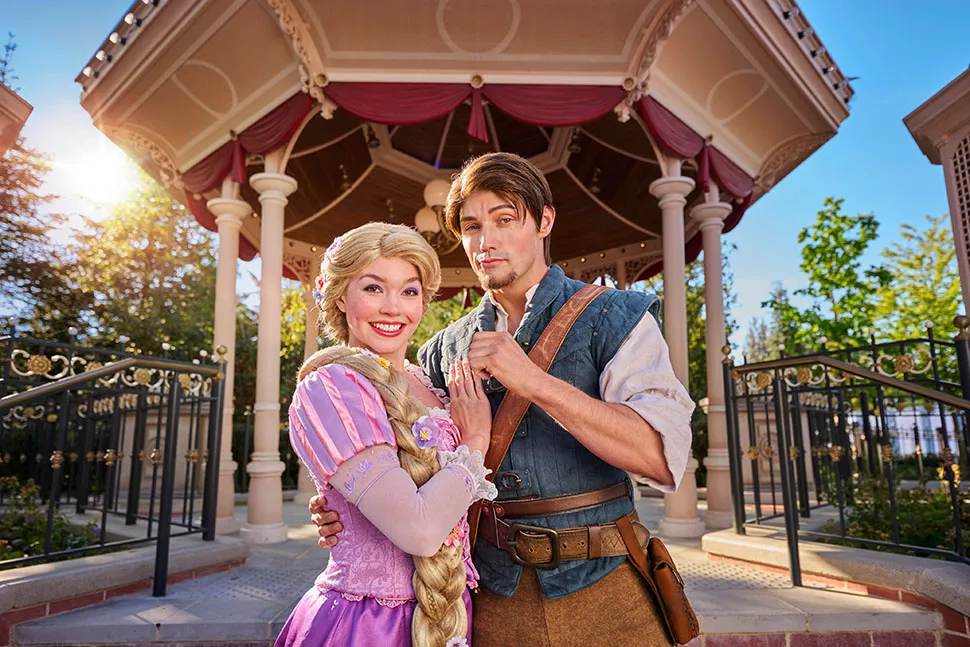 Prinzessin und Prinz in Disneyland® Paris