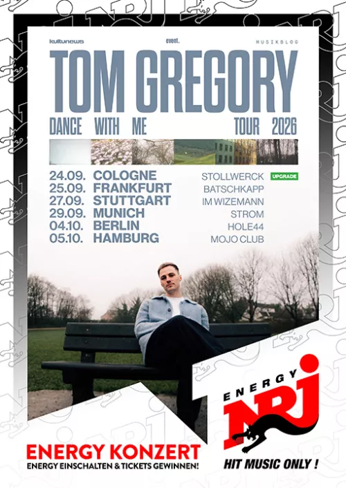 Tourplakat von Tom Gregory 