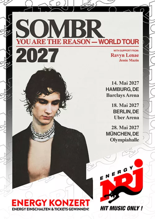Konzertplakat von sombr