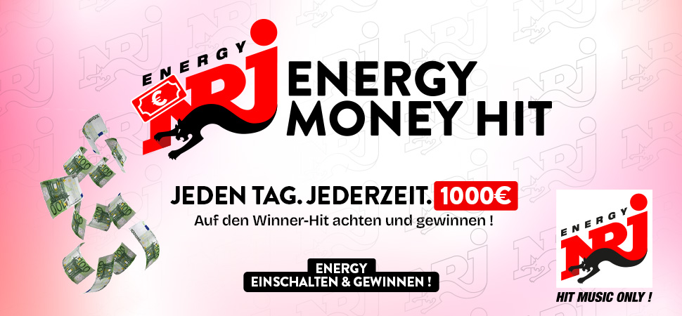 Grafik mit Text: "ENERGY MONEY HIT" 