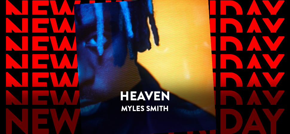 Grafik mit dem Singlecover von Myles Smith "Heaven"
